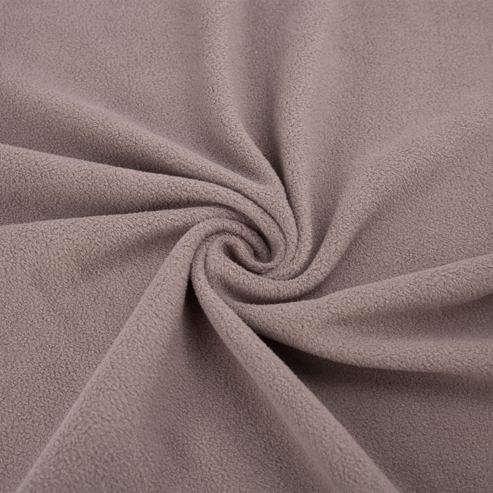 100 % Polyester, 100D, 140 g/m² Strickfleece, glatt, mit individueller Farbe